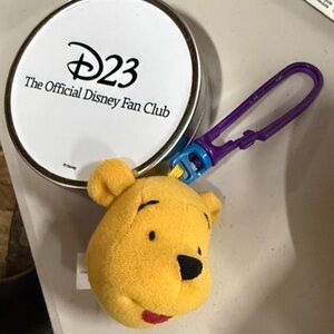 Disney D23 Winnie the Pooh Coaster set in tin with McDonald’s Winnie clip-on